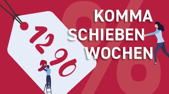KOMMA SCHIEBEN WOCHEN